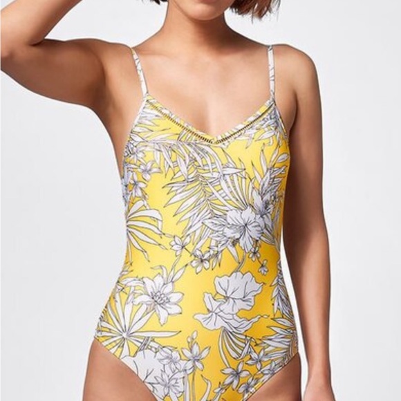 Target | One Piece Bathers | Yellow Tropical | Size 12 | NWT - Picture 2 of 15